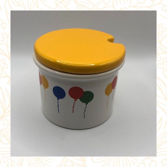 Wächtersbach Vintage Porcelain Balloon Sugar, Mustard or Jam Pot with Lid - Picture 3 of 7